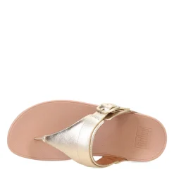 FitFlop Sandals|Women's , Lulu Adjustable Thong Sandal Platinum