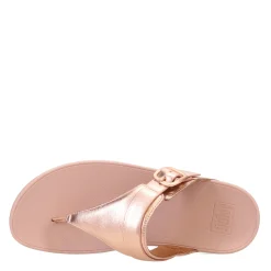 FitFlop Sandals|Women's , Lulu Adjustable Thong Sandal Rose Gold