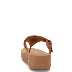 FitFlop Sandals|Women's , Lulu Adjustable Thong Sandal Light Tan
