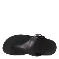 FitFlop Sandals|Women's , Lulu Adjustable Thong Sandal Black