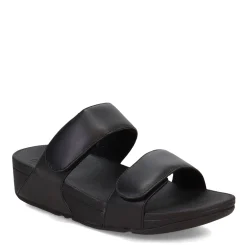 FitFlop Sandals|Women's , Lulu Adjustable Strap Slide Sandal Black
