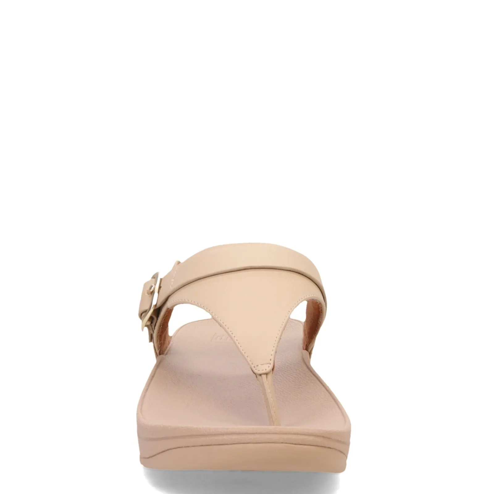 FitFlop Wedges|Women's , Lulu Adjustable Thong Sandal Latte Beige