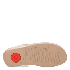 FitFlop Sandals|Women's , Lulu Crystal Thong Sandal Latte Beige