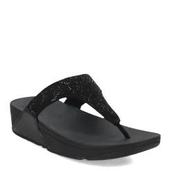 FitFlop Sandals|Women's , Lulu Crystal Thong Sandal Black