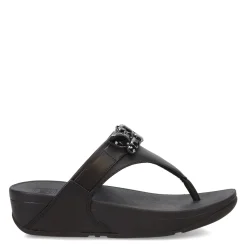 FitFlop Sandals|Women's , Lulu Jewel Thong Sandal Black