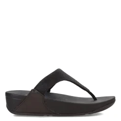 FitFlop Sandals|Women's , Lulu Shimmerlux Thong Sandal Black