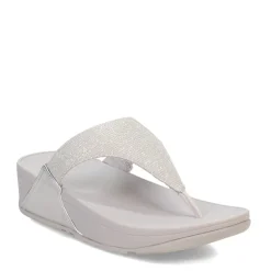 FitFlop Sandals|Women's , Lulu Shimmerlux Thong Sandal Silver