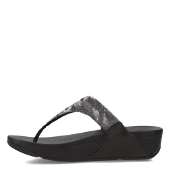 FitFlop Sandals|Women's , Lulu Thong Sandal Black
