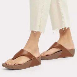 FitFlop Sandals|Women's , Lulu Thong Sandal Light Tan