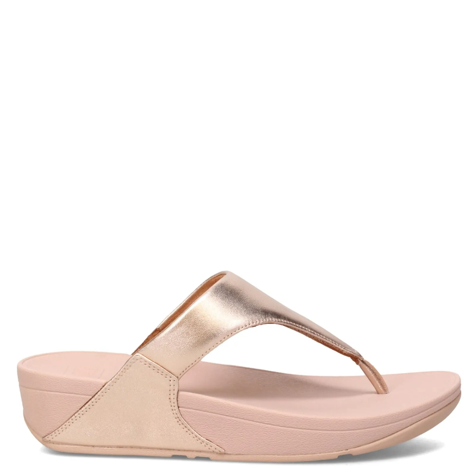 FitFlop Wedges|Women's , Lulu Thong Sandal Rose Gold