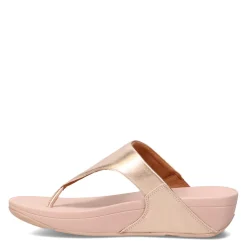 FitFlop Wedges|Women's , Lulu Thong Sandal Rose Gold