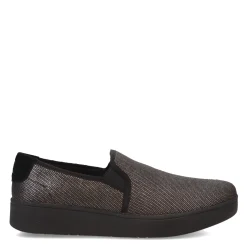 FitFlop Slip-On Shoes|Women's , Rally Glitz Slip-On Black