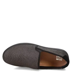 FitFlop Slip-On Shoes|Women's , Rally Glitz Slip-On Black