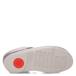 FitFlop Sandals|Women's , Rumba Beaded Metallic Toe-Post Sandal Pewter