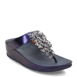 FitFlop Sandals|Women's , Rumba Beaded Toe-Post Sandal Midnight Navy