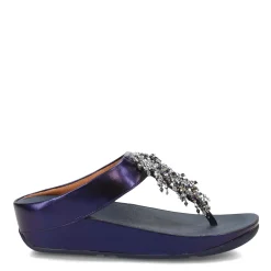FitFlop Sandals|Women's , Rumba Beaded Toe-Post Sandal Midnight Navy