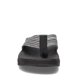 FitFlop Sandals|Women's , Surfa Sandal Black/White