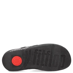 FitFlop Sandals|Women's , Surfa Sandal Black/White