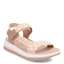 FitFlop Sandals|Women's , Surff Art-Webbing Back-Strap Sandal Beige