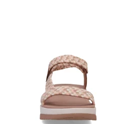 FitFlop Sandals|Women's , Surff Art-Webbing Back-Strap Sandal Beige
