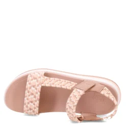 FitFlop Sandals|Women's , Surff Art-Webbing Back-Strap Sandal Beige