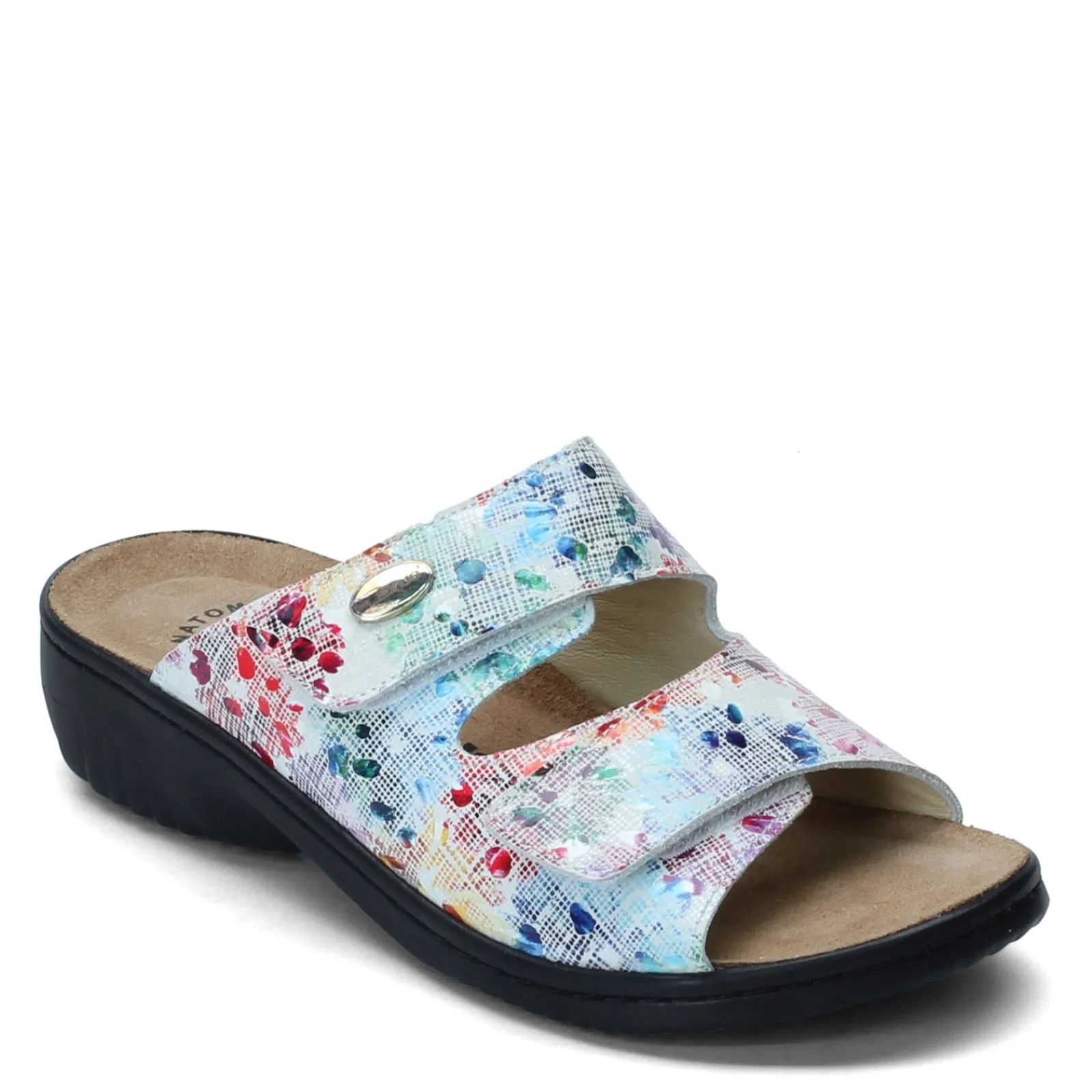 Flexus Sandals|Women's , Bellasa Sandal White Multi