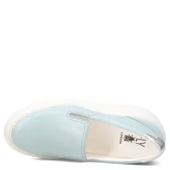 Fly London Wedges|Women's , Deca Slip-On Blue