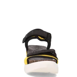 Fly London Sandals|Women's , Sigo Sandal Black Yellow
