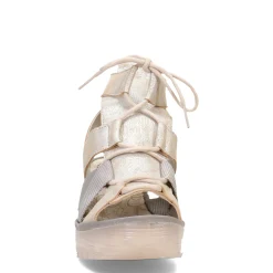 Fly London Wedges|Women's , Yaca Sandal Pearl