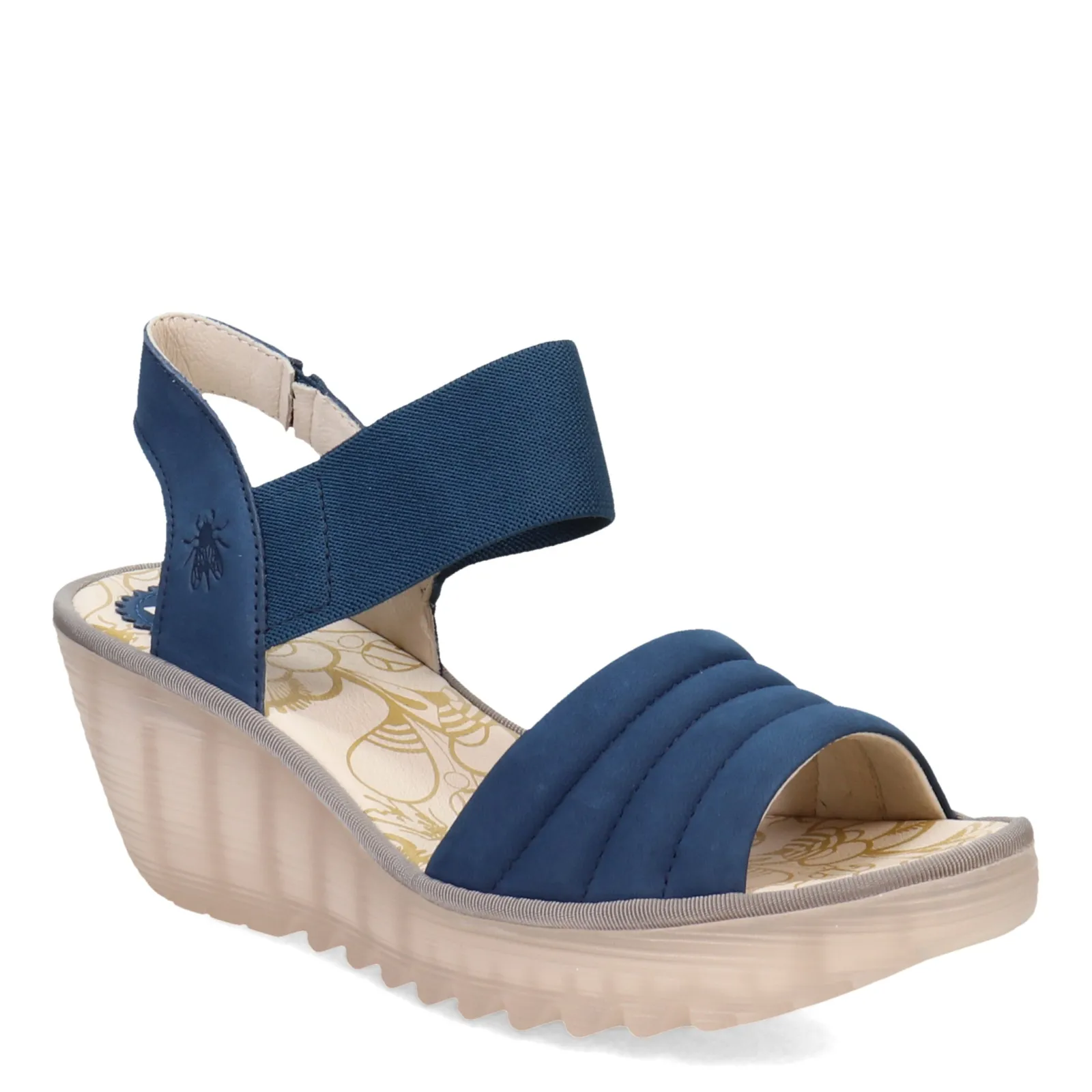 Fly London Wedges|Women's , Yiko Sandal Blue
