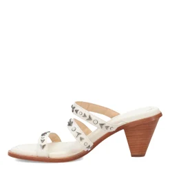 Frye Sandals|Women's , Estelle Studded Sandal White