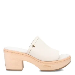 Frye Sandals|Women's , Hazel Slide Sandal White