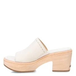 Frye Pumps & Heels|Women's , Hazel Slide Sandal White