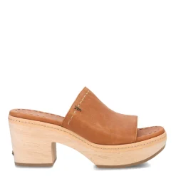 Frye Pumps & Heels|Women's , Hazel Slide Sandal Tan