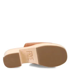 Frye Pumps & Heels|Women's , Hazel Slide Sandal Tan