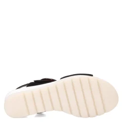 Gabor Sandals|Women's , Wedge Ankle Strap 84.645 Sandal Black