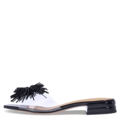 J Renee Sandals|Women's , Cherita Sandal Clear/Black