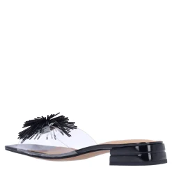 J Renee Sandals|Women's , Cherita Sandal Clear/Black