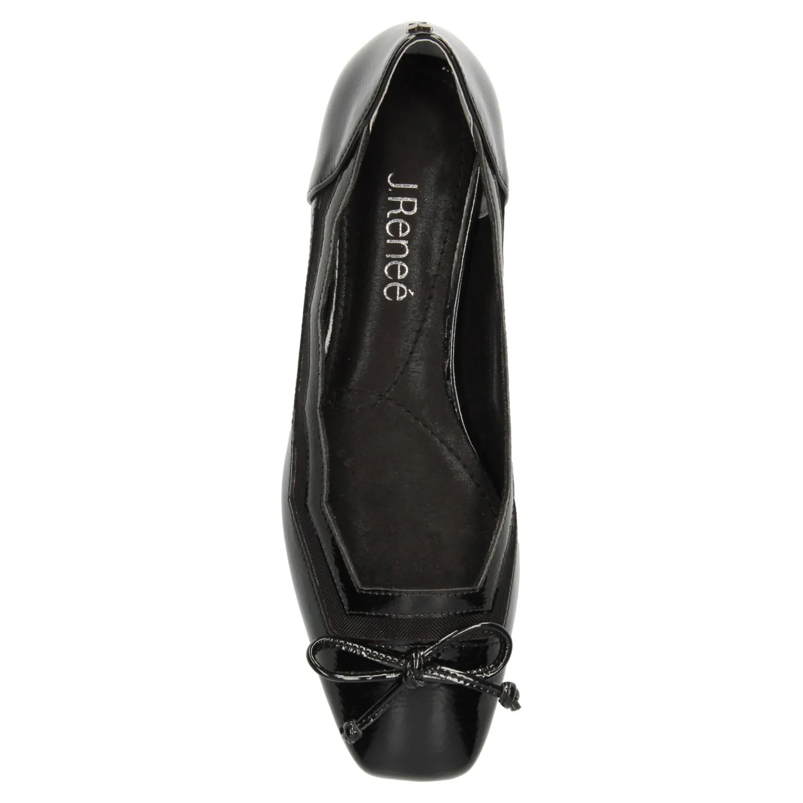 J Renee Slip-On Shoes|Women's , Codda Flat Black Patent