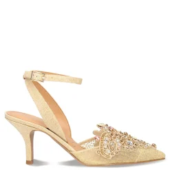 J Renee Pumps & Heels|Women's , Desdemona Pump Gold Glitter