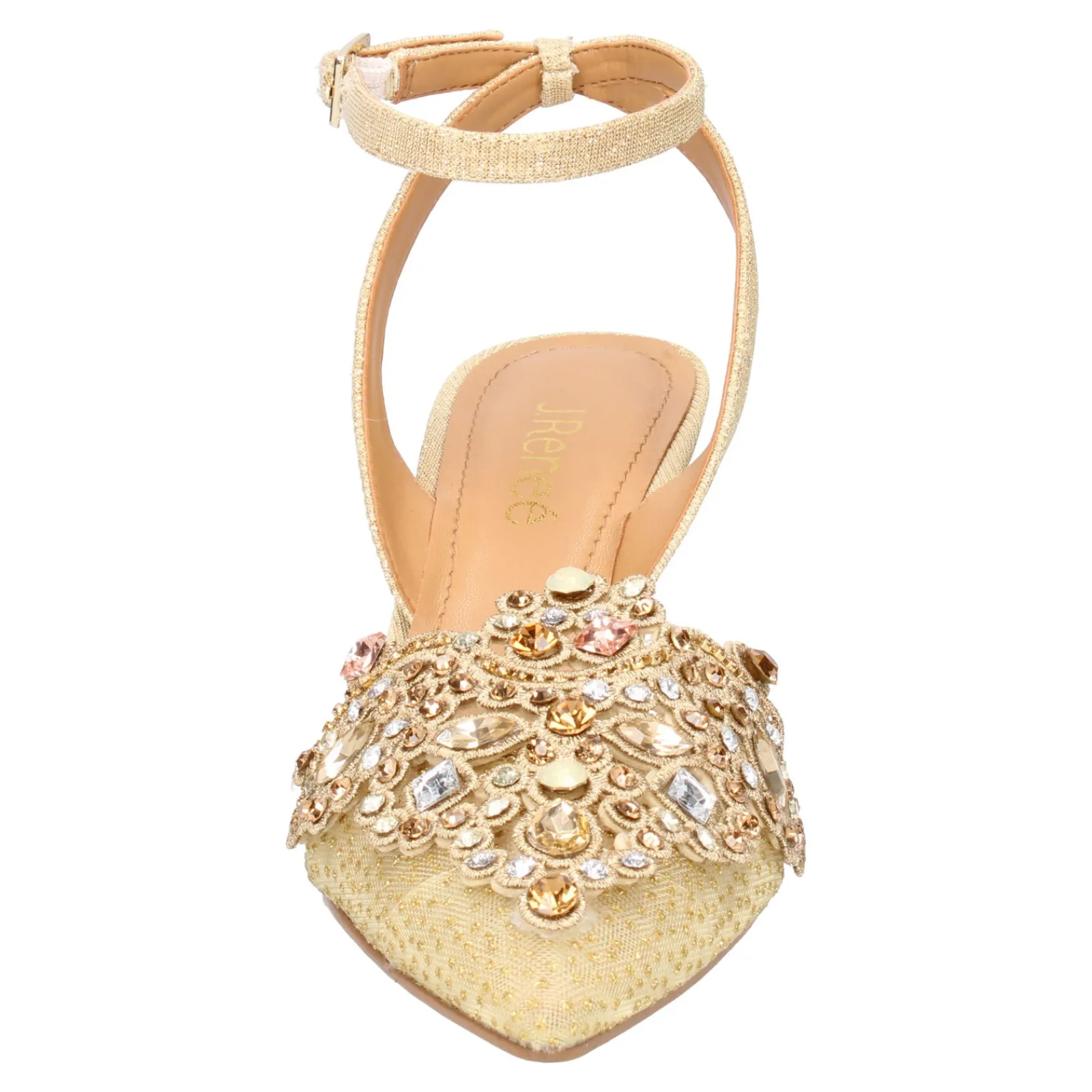 J Renee Pumps & Heels|Women's , Desdemona Pump Gold Glitter