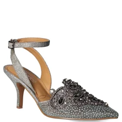 J Renee Pumps & Heels|Women's , Desdemona Pump Pewter Glitter