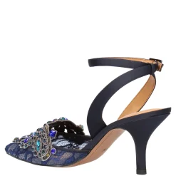 J Renee Pumps & Heels|Women's , Desdemona Pump Navy Lace
