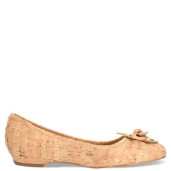 J Renee Slip-On Shoes|Women's , Edie Flat Gold Cork