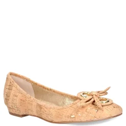 J Renee Flats|Women's , Edie Flat Gold Cork