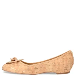 J Renee Flats|Women's , Edie Flat Gold Cork