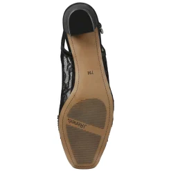 J Renee Pumps & Heels|Women's , Faleece Pump Black/Black Stones