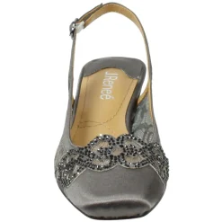 J Renee Pumps & Heels|Women's , Faleece Pump Dark Grey