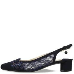 J Renee Pumps & Heels|Women's , Faleece Pump Navy