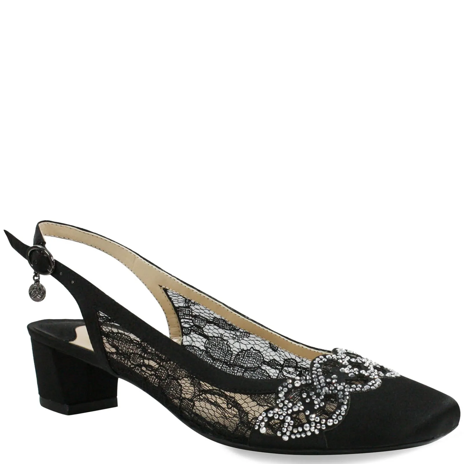 J Renee Pumps & Heels|Women's , Faleece Pump Black Clear